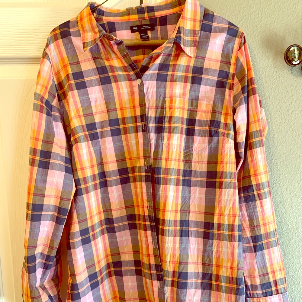 Gap plaid shirt